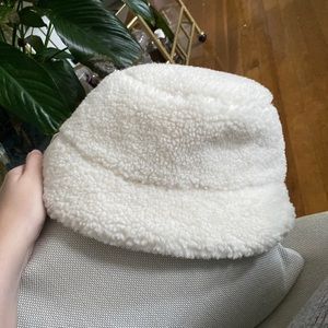 H&M fuzzy bucket hat